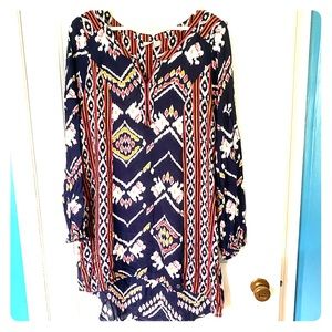 Roxy boho women’s tunic dress